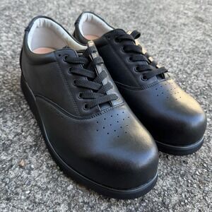 Apis Mt. Emey Womens 10 XXW (7E) Black 9302 TripleDepth Diabetic Orthopedic Shoe